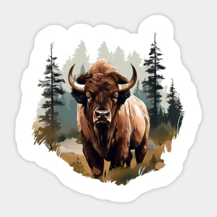 American Bison Sticker